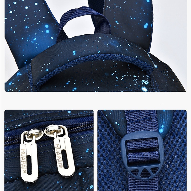 Boys' Fashionable Hundred Schoolbag Large Capacity Waterproof Abrasion Resistant Suitable for Grades 1 to 6 2025 - $20.99 –P5