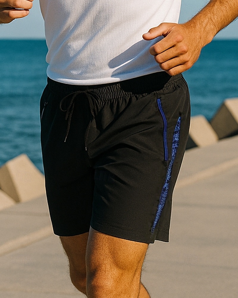 Муж. Шорты для бега спортивные штаны Эластичный пояс Шорты Повседневные Для занятий спортом Лето Быстровысыхающий Легкость Эластичный Дышащий Теннис Гольф Бег Стандартный Спортивная одежда 2026 - $19.49 –P6