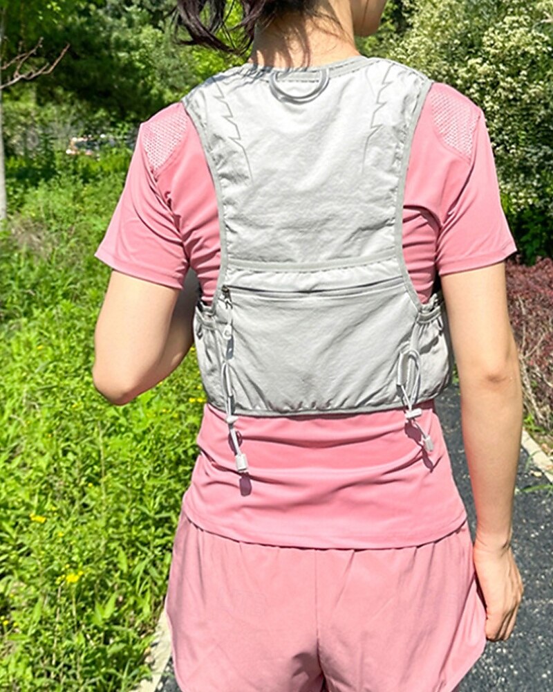 Löparväst Vattenpaket Vätskeväst Armwarmers Vattentät Snabb tork Lättvikt Polyester för Maraton Camping Joggning 2025 - $39.99 –P6