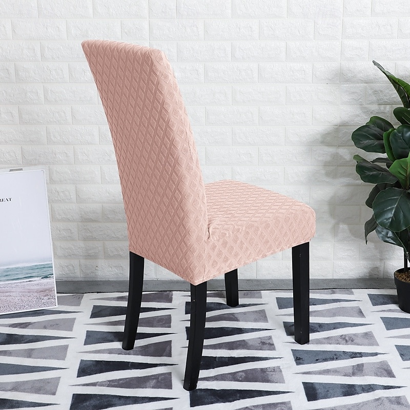 Waterproof Dining chair Cover For Home Polar Fleece Fabric Chair Cover Stretch Slipcovers Seat Chair Covers 2025 - $12.49 –P6