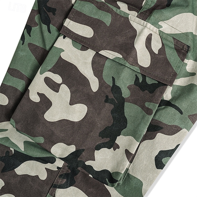 Муж. Брюки карго Штаны для туризма и прогулок походные брюки Камуфляж На открытом воздухе Стандартный Водонепроницаемость С защитой от ветра Быстровысыхающий Легкость Брюки Карман Эластичная талия 2026 - $38.99 –P7