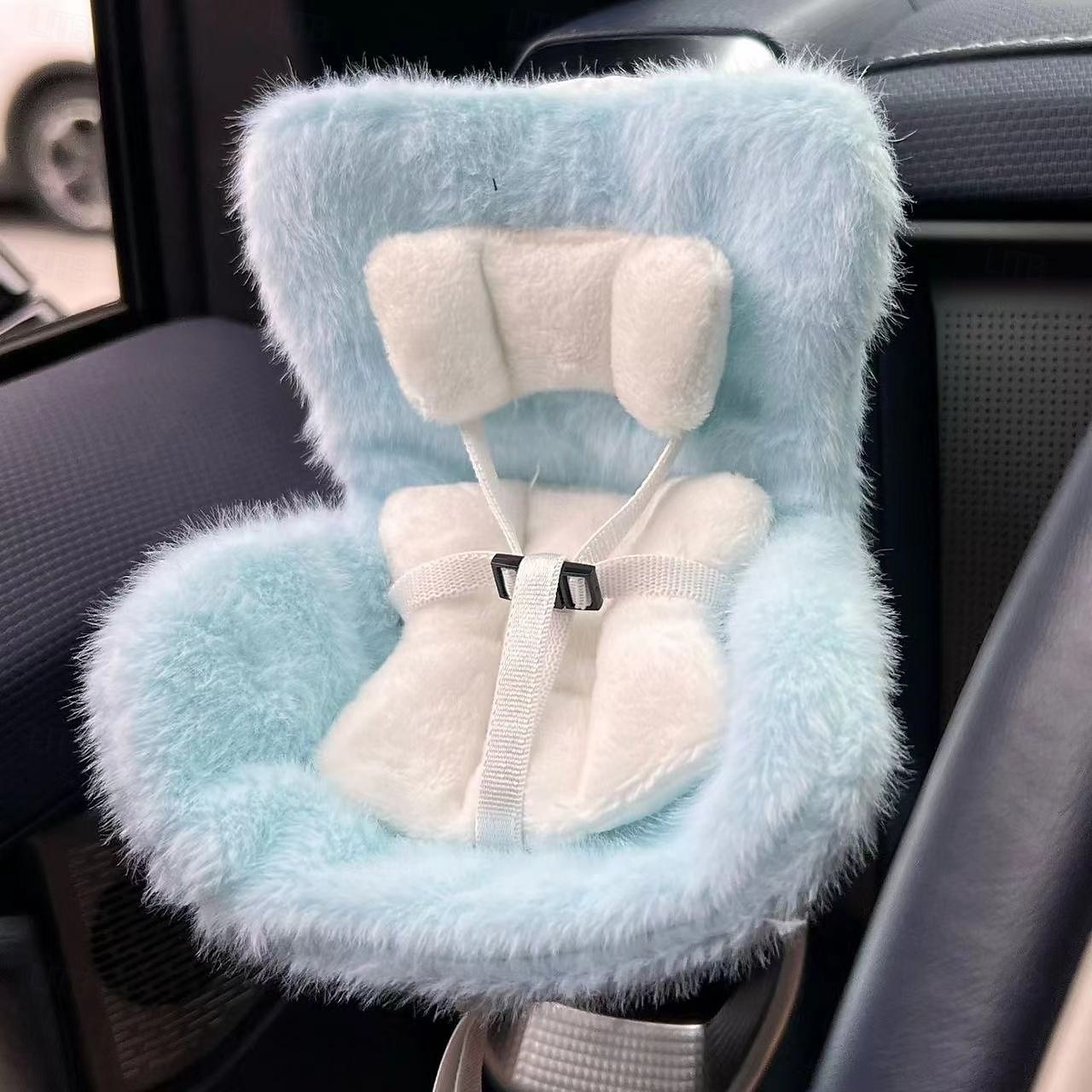 Doll Car Seat for 17cm Dolls with Air Vent Clip and Desktop Stand Cute and Functional Car Ornament for Blind Box Doll Fans 2025 - $30.99 –P13