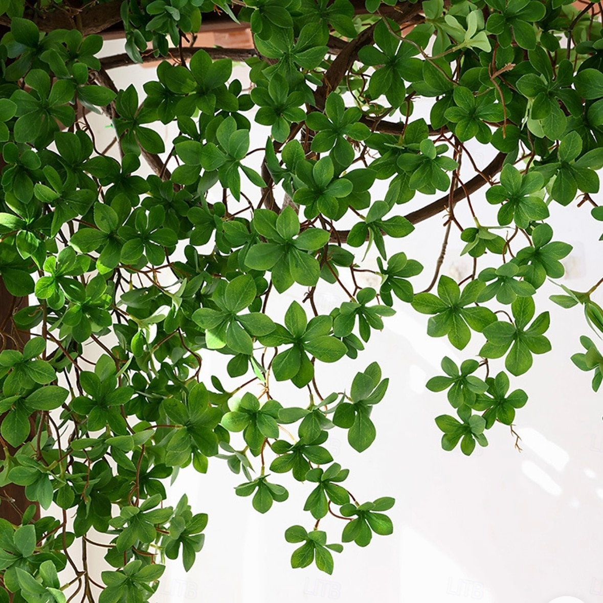 Umělá závěsná rostlina 90 cm (35,4 palce) z umělé zeleně, girlanda z plastových listů pro domácí dekoraci, umělá vlečná rostlina na zakrytí potrubí, dekorace do obývacího pokoje 2026 - $20.99 –P4