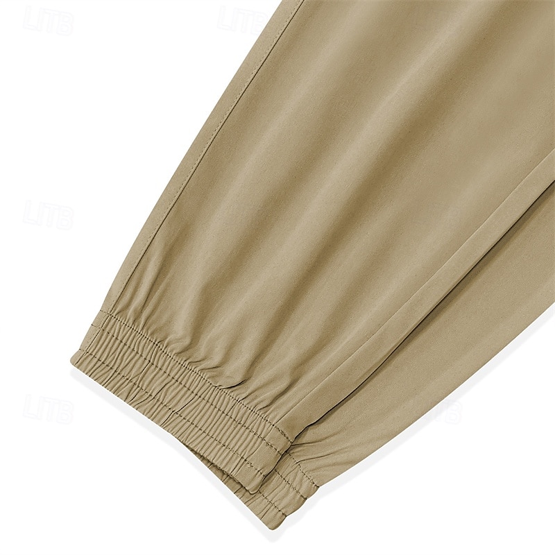 Men's Cargo Pants Hiking Pants Trousers hiking trousers Outdoor Regular Fit Waterproof Windproof Quick Dry Lightweight Pants / Trousers Pocket Black Army Green Camping / Hiking Golf Running S M L XL 2025 - $23.99 –P5