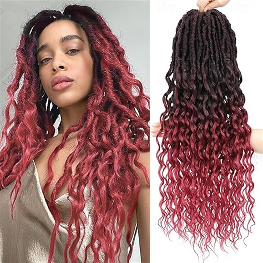 Capelli all'uncinetto per donne, locs finti profondi, capelli all'uncinetto perfetti per l'uso quotidiano o per eventi, locs all'uncinetto per donne, locs morbidi, confezioni da 8 da 18 pollici, del 2025 a $54.99 –P5