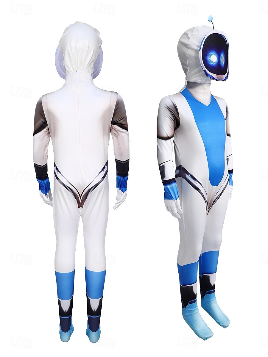Futuristický robot Astrobot Kostým Kombinéza Den STEM cosplay Filmové kostýmy for Pánské Chlapecké Dospělí Dětské předvečer Všech svatých Karneval Světový den knihy Výkon Vzdělávací převlékán 2025 - $36.99 –P2