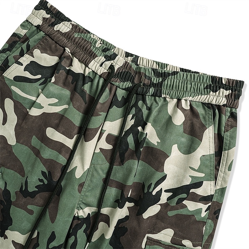 Муж. Брюки карго Штаны для туризма и прогулок походные брюки Камуфляж На открытом воздухе Стандартный Водонепроницаемость С защитой от ветра Быстровысыхающий Легкость Брюки Карман Эластичная талия 2026 - $38.99 –P4