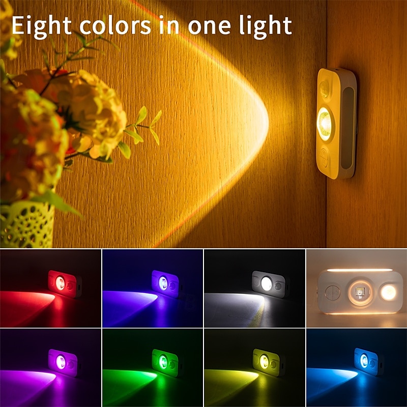 Under Cabinet Lights,Mini Rechargeable Motion Sensor Night Light Indoor Thanksgiving Day New Year's Other Battery Powered 1PC 2025 - $12.49 –P7