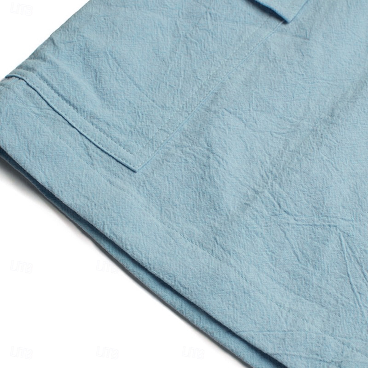 Homens Bermuda Cargo Calção Shorts de linho Shorts de verão Shorts de praia Cintura elástica Com Cordão Bolso multi Tecido Comprimento do joelho Ao ar livre Praia Férias Havaiana Preto Branco Sem de 2025 por $22.99 –P14