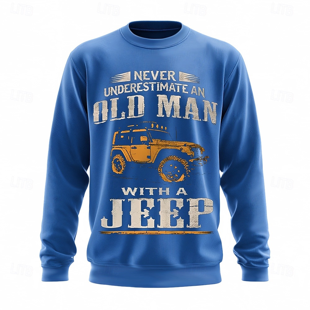Hombre Retro Argot divertido Sudadera Sudadera Sudadera con capucha Cuello Barco Moda Impresión 3D Negro Azul Piscina Cuello redondo 3D Todas las Temporadas Diseñador 2025 - $26.99 –P2
