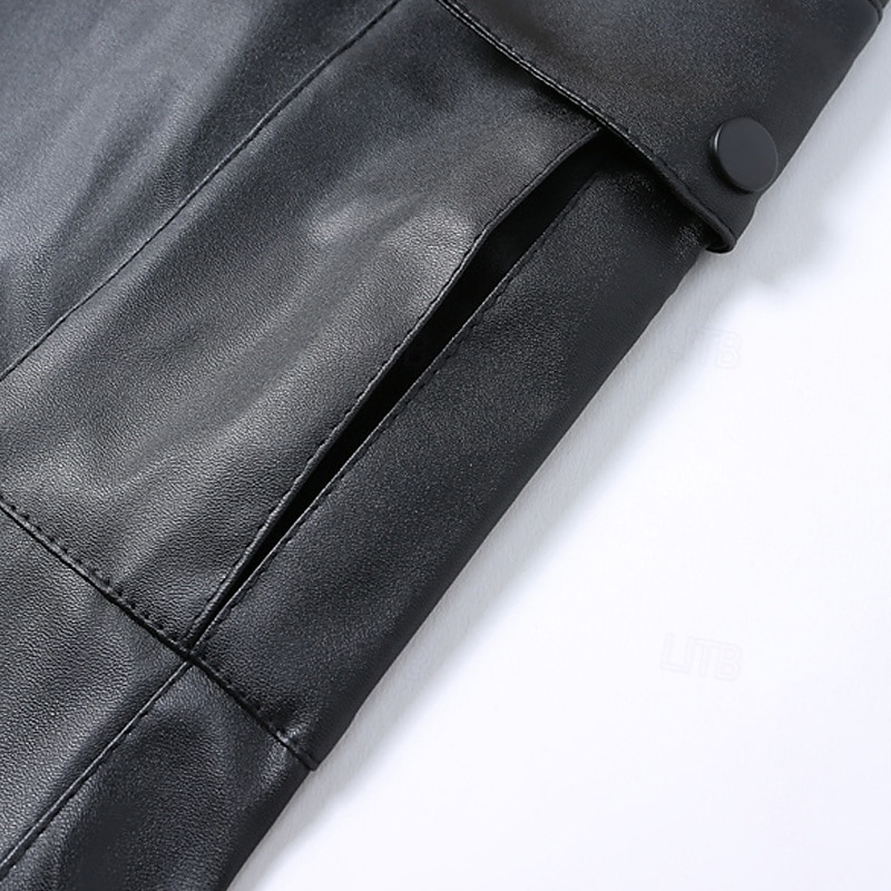 Męskie Szorty Letnie szorty Szorty na co dzień Szorty ze sztucznej skóry Zamek Kieszeń Równina Komfort Oddychający Krótki Na zewnątrz Urlop Moda Codzienny Czarny 2026 - $32.99 –P6