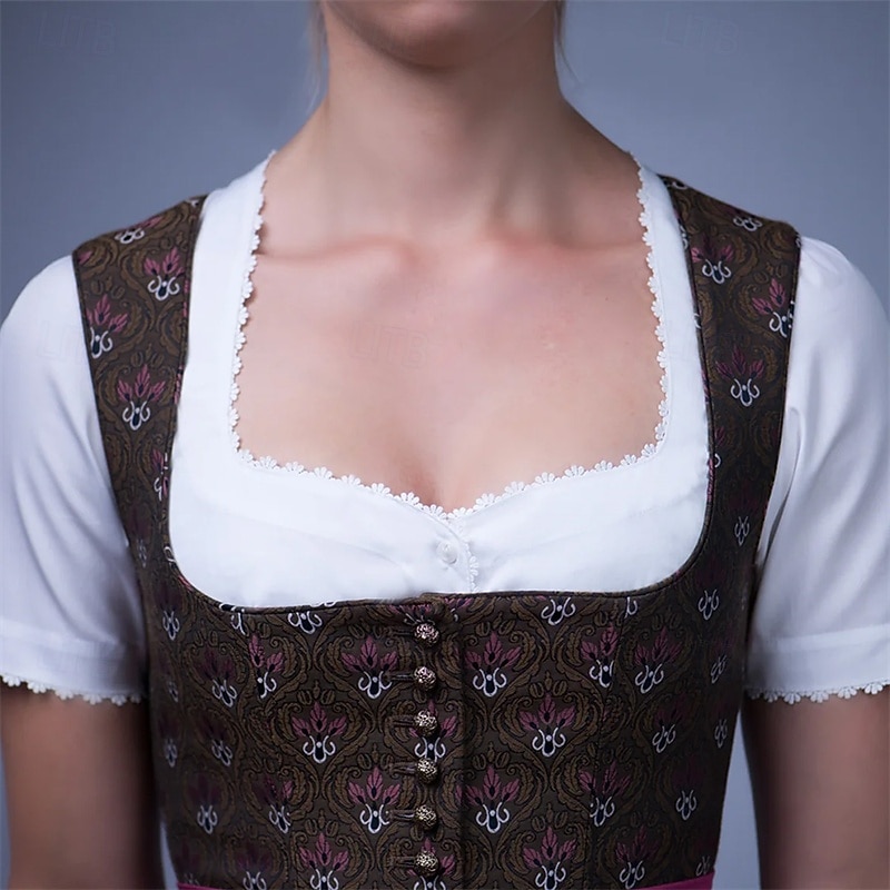 Oktoberfest Blusa Dirndl Empregada Bávaro Alemão prados Mulheres Carnaval Festival da Cerveja Pano de Estilo Tradicional Blusa de 2026 por $23.99 –P3