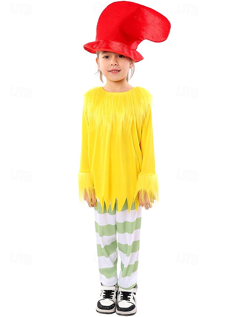 Zelená vejce a šunka Sam Já Jsem Kostým Postavy z pohádek cosplay Filmové kostýmy for Chlapecké Dívčí Děti předvečer Všech svatých Karneval Světový den knihy Výkon Vzdělávací převlékání Školní akce 2025 - $36.99 –P3