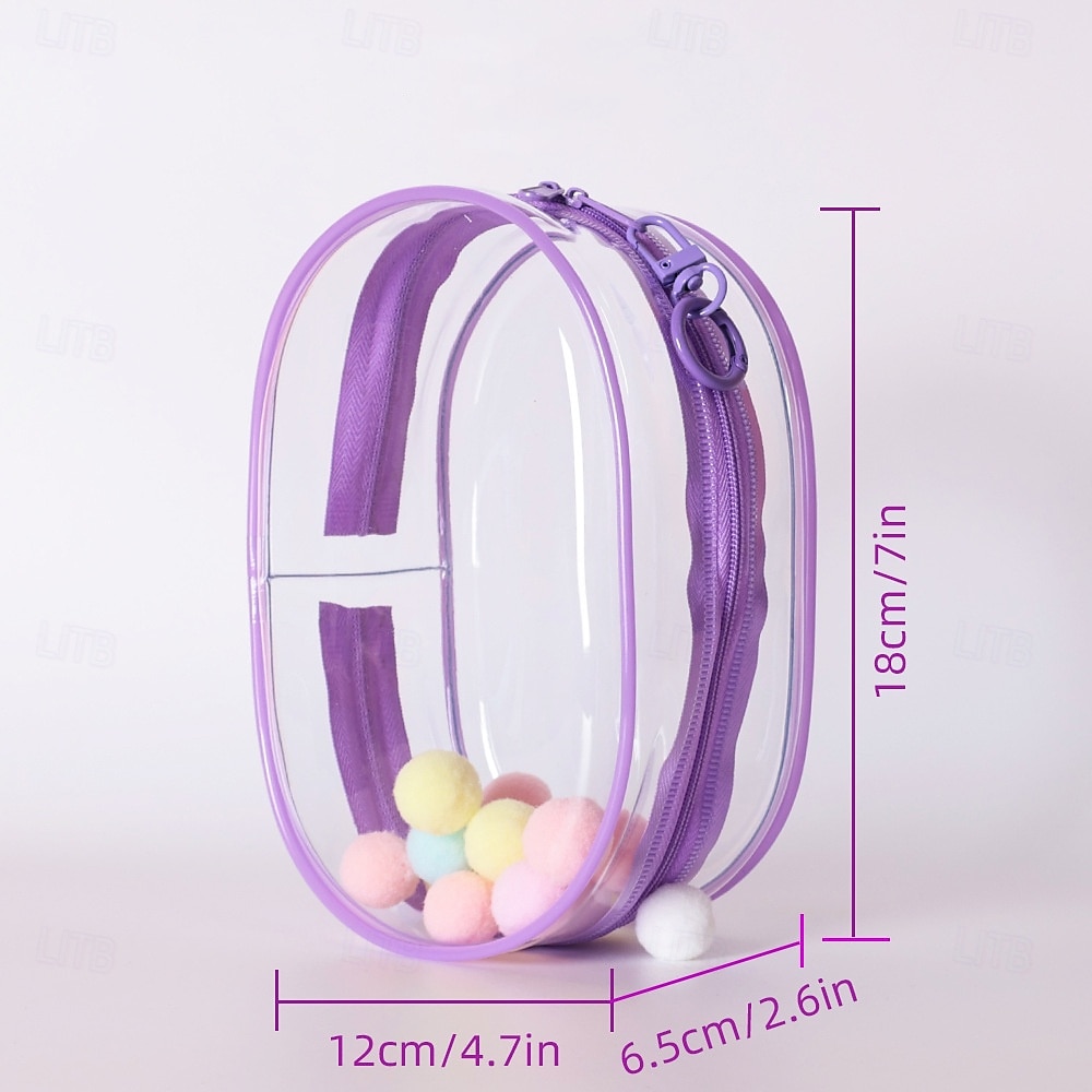 Clear Bag Keychain For 17/15cm Plush Doll(NO DOLL)Hanging Display CaseProtective CasePlastic PVC Storage Box (Clear Bag) 2025 - $13.99 –P15