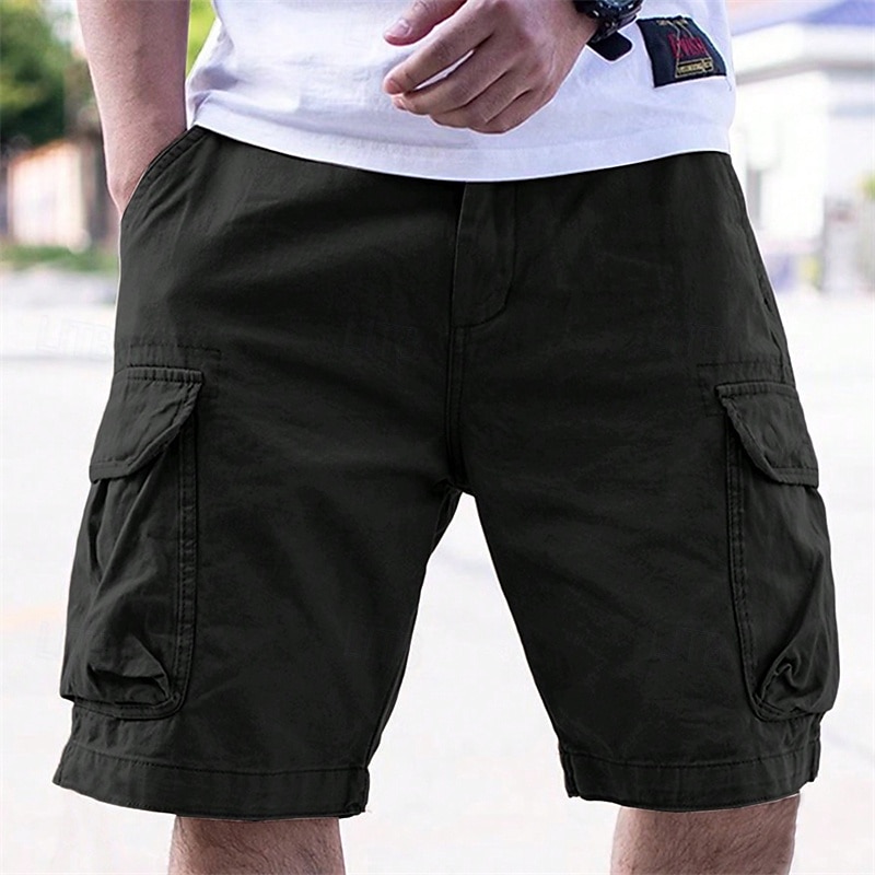Homens Bermuda Cargo Shorts de caminhada Ao ar livre Normal Secagem Rápida Leve Elástico Respirável Calção Bolsos Preto Verde Tropa Tênis Golfe Corrida S M L XL XXL de 2025 por $21.99 –P9