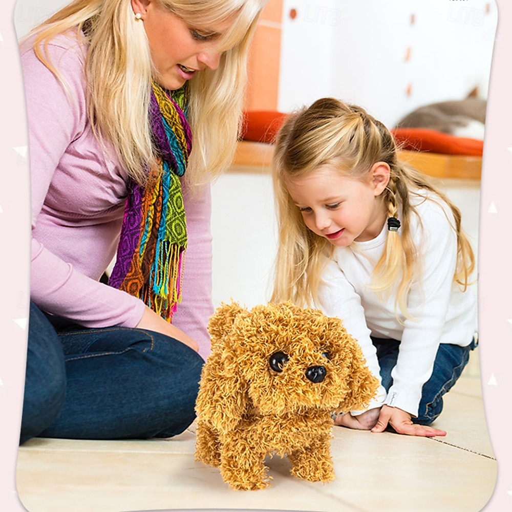 Cane robot, il mio cucciolo robot realistico, giocattolo interattivo per cuccioli che cammina, abbaia, coda di peluche, cane da compagnia per bambini &Giocattolo robotico realistico per adulti che si del 2025 a $23.99 –P4
