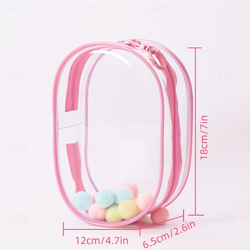 Clear Bag Keychain For 17/15cm Plush Doll(NO DOLL)Hanging Display CaseProtective CasePlastic PVC Storage Box (Clear Bag) 2025 - $13.99 –P9
