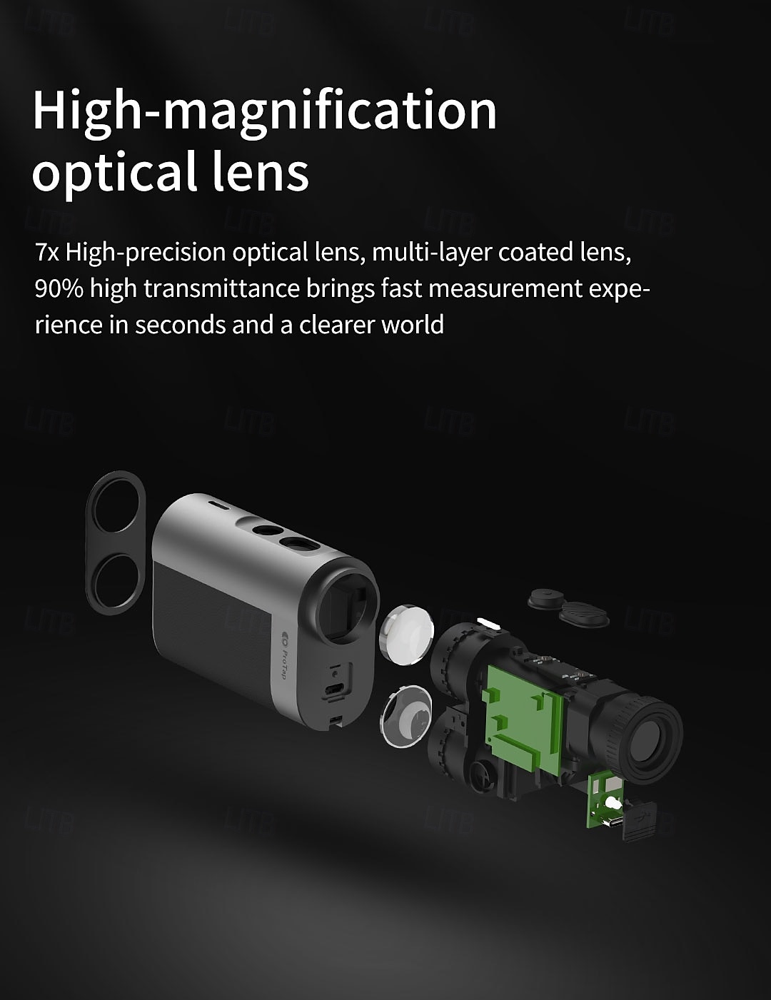 Protap laser rangefinder telescope 7 X 1200000 mm Монокулярный телескоп Портативные Высокое разрешение Наблюдение за птицами Охота Кемпинг Путешествие Пейзажи дикой природы 2025 - $151.99 –P6