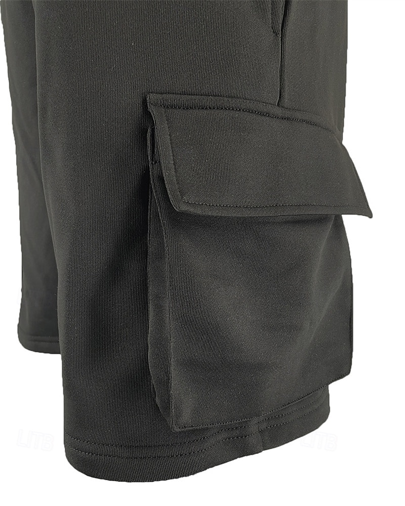 Men's Athletic Shorts Sweat Shorts Shorts Summer Shorts Pocket Drawstring Elastic Waist Plain Comfort Breathable Short Outdoor Sports Classic Casual Black Blue Micro-elastic 2026 - $20.99 –P6
