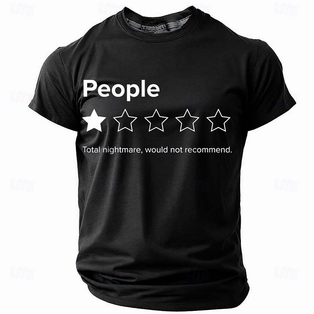 Herren Lustiger Slang T Shirt Kurzarm T-Shirt 3D-Druck Rundhalsausschnitt Rundhals Hemd Mode Täglich Basic Straße Lässig Täglich Schwarz Rote Blau Sommer Frühling Ganzjahres Bekleidung S M L XL XXL 2025 - $17.99 –P4