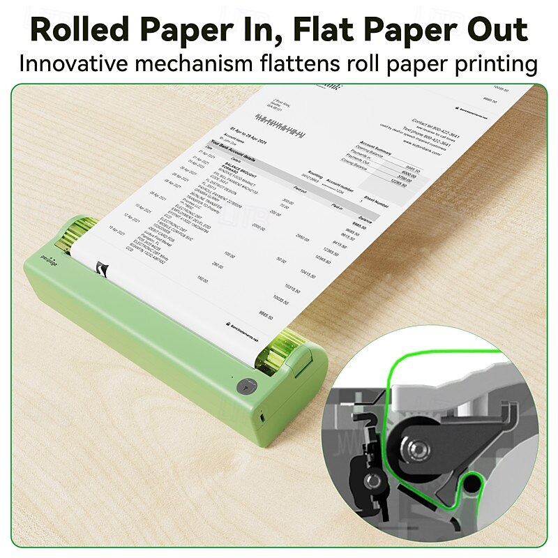 A4 ink-free Small Work Paper Office Portable Mini High Cleaning Brush Question Printer 2025 - $244.89 –P3