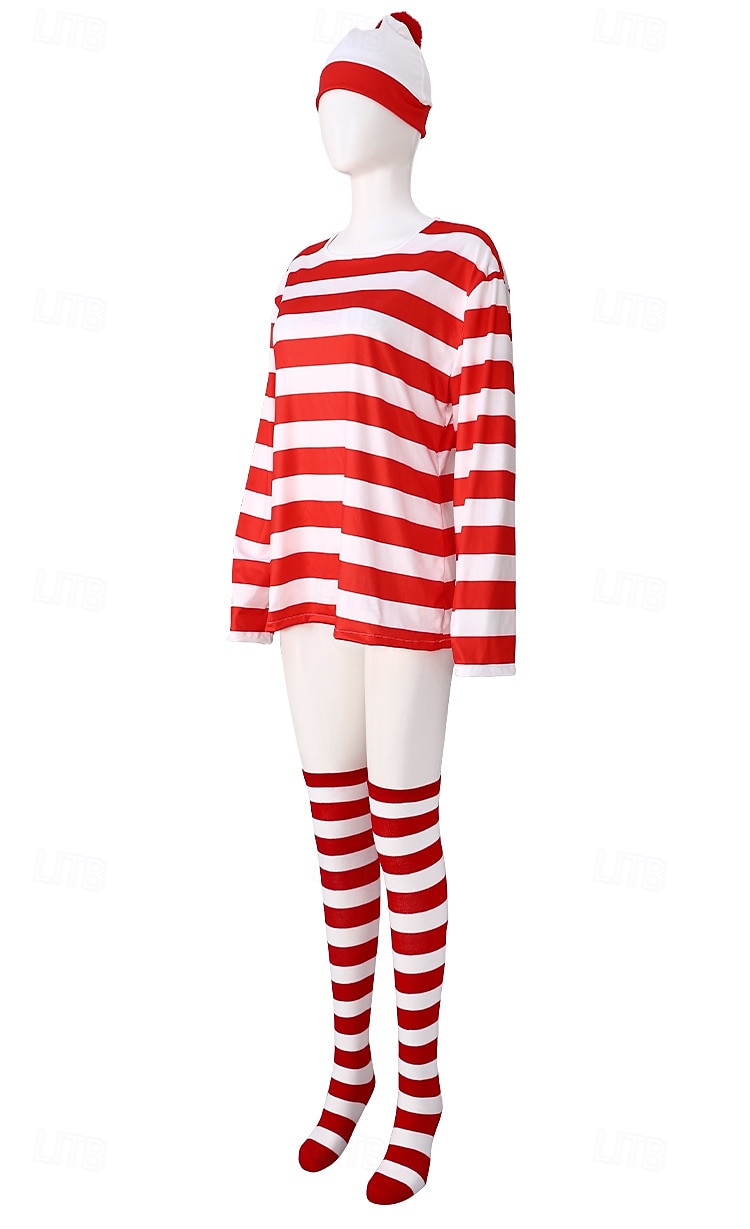 Kde je Wally Kostým Postavy z pohádek Filmové kostýmy for Dámské Dívčí Děti Dospělé předvečer Všech svatých Výkon Vzdělávací převlékání Školní akce 2025 - $27.99 –P6