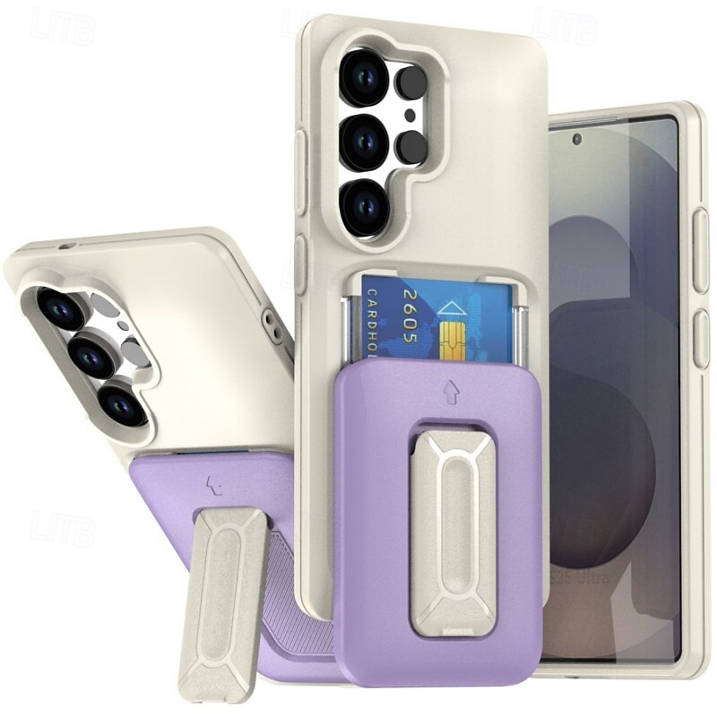 telefone Capinha Para Samsung Galaxy S25 S25 Ultra S24 Ultra Plus S23 Ultra Capa traseira Com Suporte Antichoque PC de 2025 por $13.99 –P1