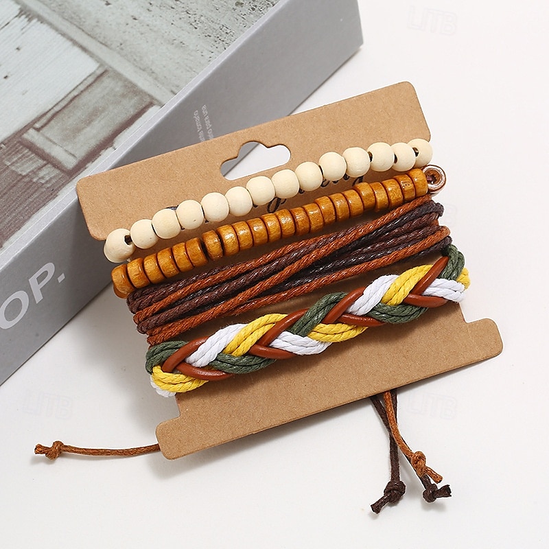 Bracelet de métier à tisser Femmes Tropical Précieux Élégant Bracelet Bijoux Jaune pour Soirée de 2025 ? $25.99 –P3