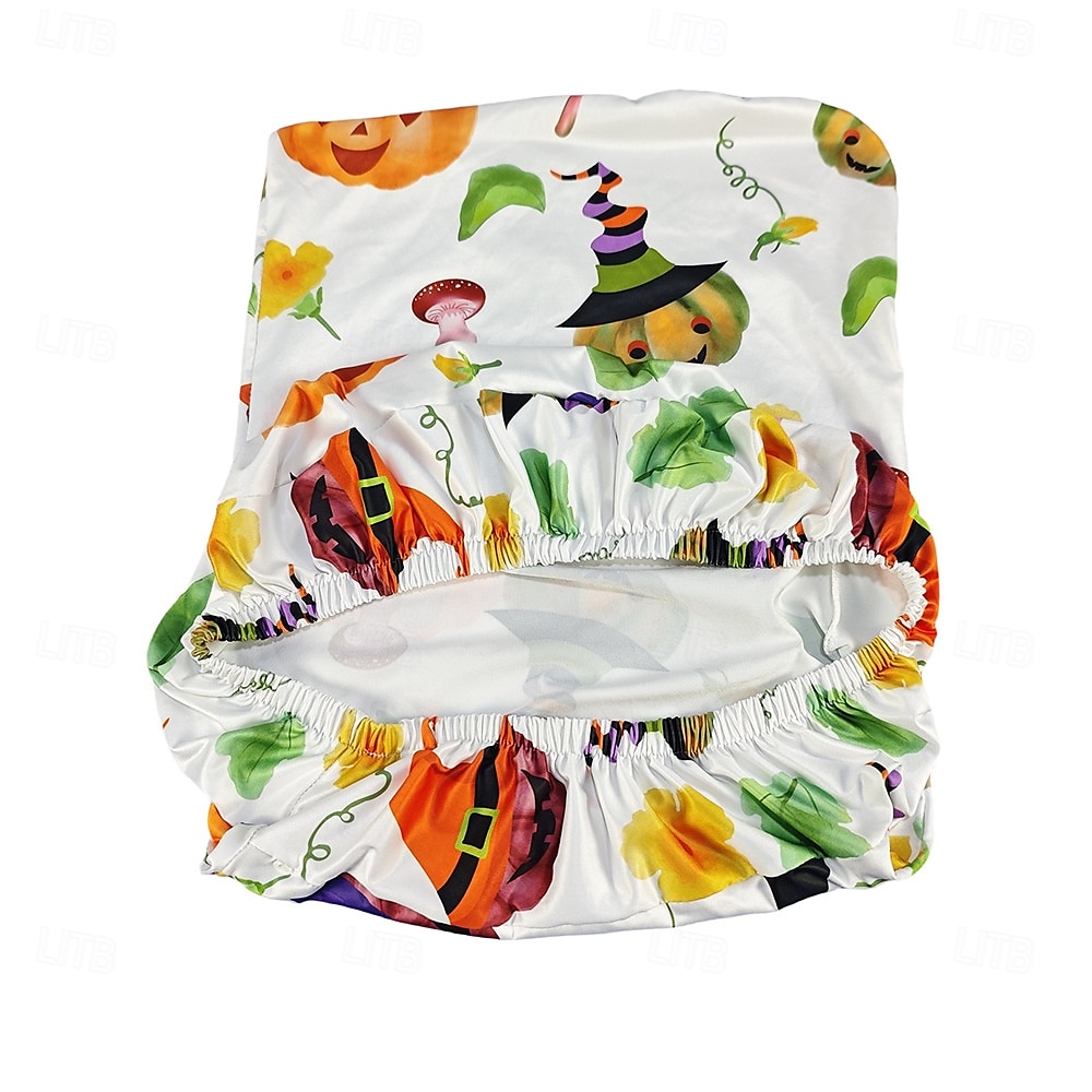Stuhlhussen für Esszimmerstühle mit Halloween-Aufdruck – festliches, gruseliges Design, dehnbar und strapazierfähig, perfekt als Partydekoration im Esszimmer. 2025 - $12.49 –P3
