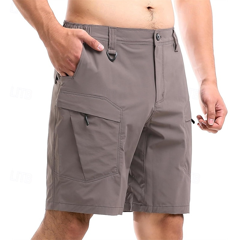 Per uomo Pantaloncini cargo Shorts Pantaloncini Estivi Elastico in vita Multi-tasche Semplice Comodità Indossabile Lunghezza al ginocchio All'aperto Sport Quotidiano Moda Casual Nero Cachi del 2025 a $23.99 –P5