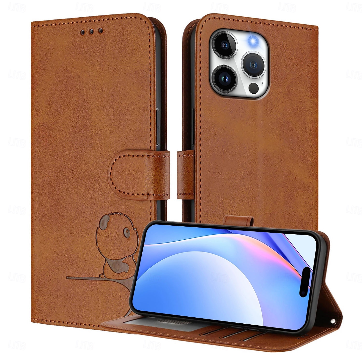 telefon Carcasă Pro Samsung Galaxy iPhone 16 Pro Max Plus iPhone 16 iPhone 16 Plus iPhone 16 Pro Max iPhone 15 iPhone 15 Pro Max iPhone 15 14 Pro Max Plus Pouzdro na peněženku se stojánkem Zip 2025 - $14.99 –P2
