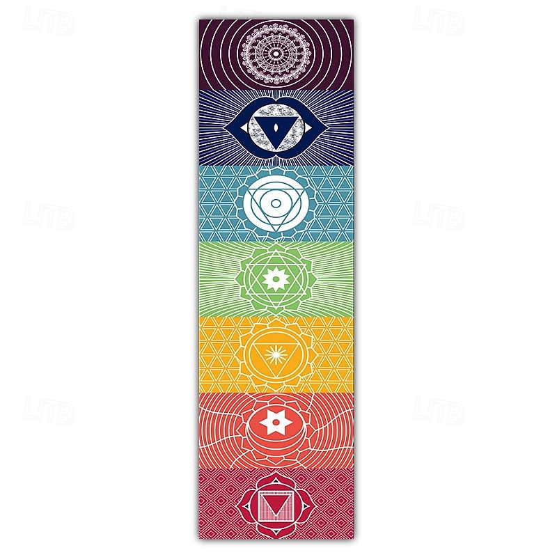 Boho gobelin Chakra tkany gobelin nordycka dekoracja do salonu sypialni boho zasłona na ścianę frędzle 2026 - $12.99 –P8