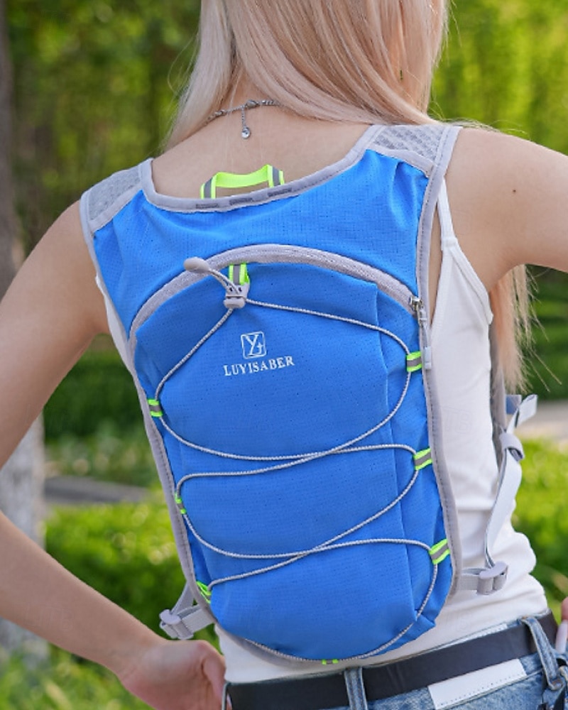 Laufweste Wasserpaket Trinkweste Armwärmer Reflektierend Wasserdicht Schnelltrocknend Polyester für Marathon Wandern Joggen 2025 - $16.79 –P17