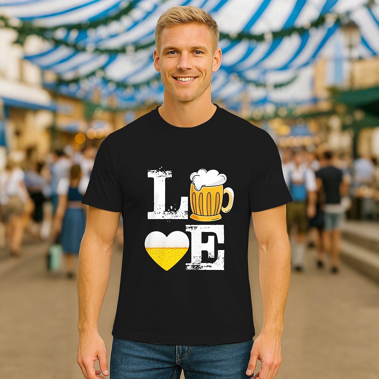 Oktoberfest Jeleń Niedźwiedź Koszulkowy Koszulka Lederhosen Match bawarski Monachium Niemiecki Graficzny Na Dla par Męskie Damskie Dla dorosłych Karnawał Piwo Oktoberfest Tłoczenie na gorąco Impreza 2025 - $17.49 –P4