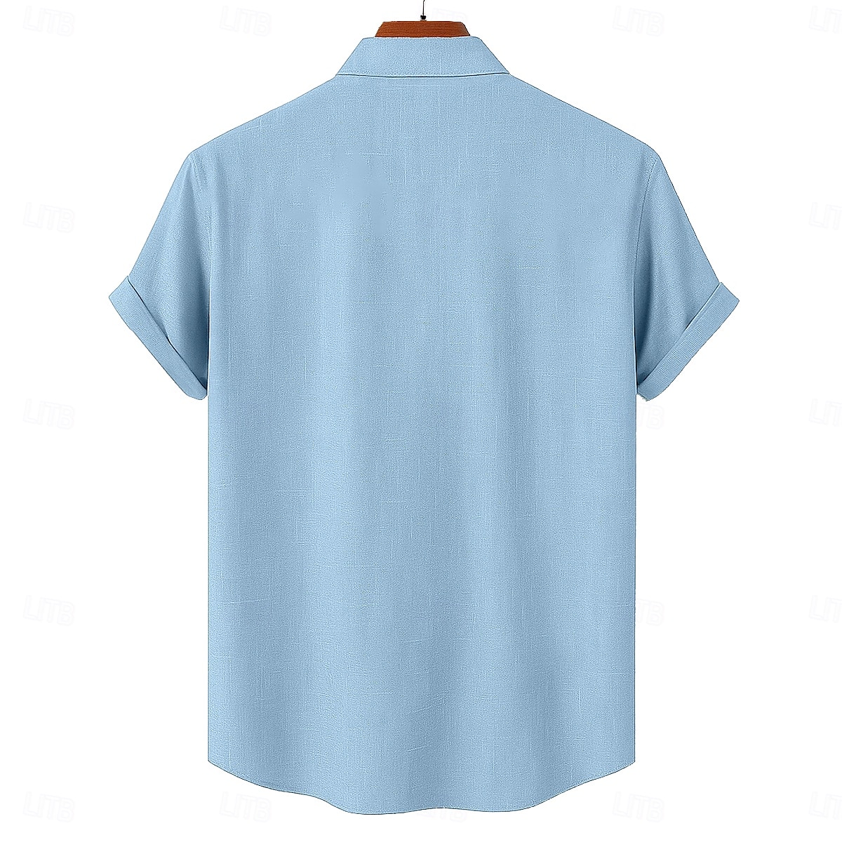 Hombre Camisa de lino Camisa de verano Ropa de playa Abotonar la camisa Tribal Vacaciones Casual Azul Piscina Verde Trébol Caqui Manga Corta Cuello Vuelto Verano Primavera Ropa 2025 - $24.99 –P2