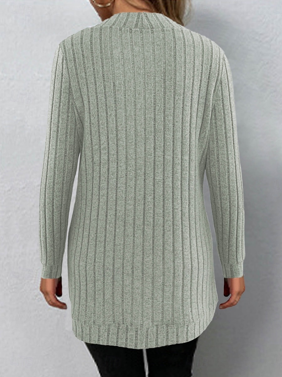 Femmes Veste Décontractée Respirant Confortable Patchwork Mode Occasionnel Uni Vacances Rue Occasionnel Tenue quotidienne Ouvert devant Régulier Sans Col Coupe régulière manche longue Vêtements de 2025 ? $27.99 –P2