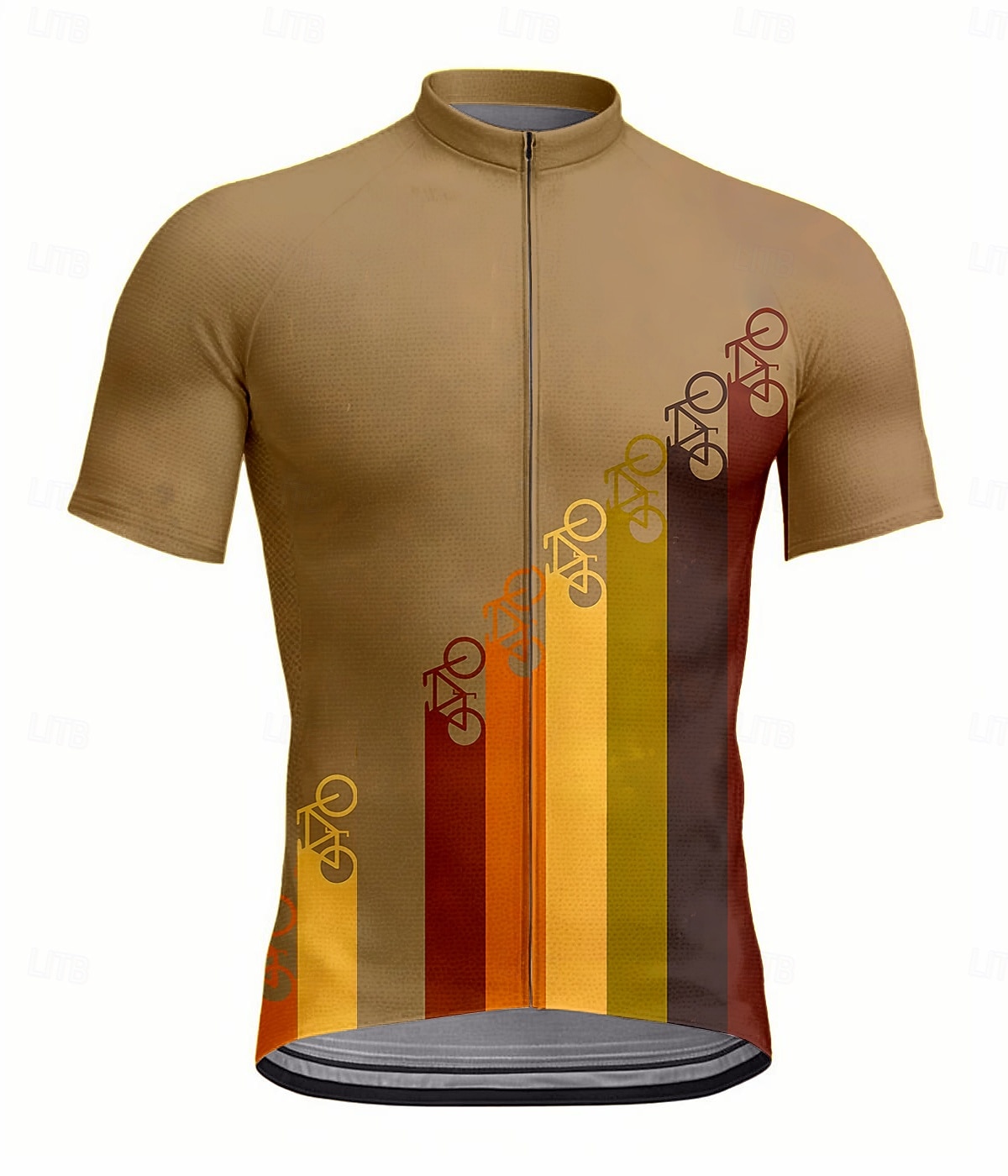 Муж. Велокофты Графика Геометрический принт С короткими рукавами Велоспорт Джерси Верхняя часть с 3 задними карманами Устойчивость к УФ Быстровысыхающий Передняя молния Со светоотражающими полосками 2025 - $26.99 –P1