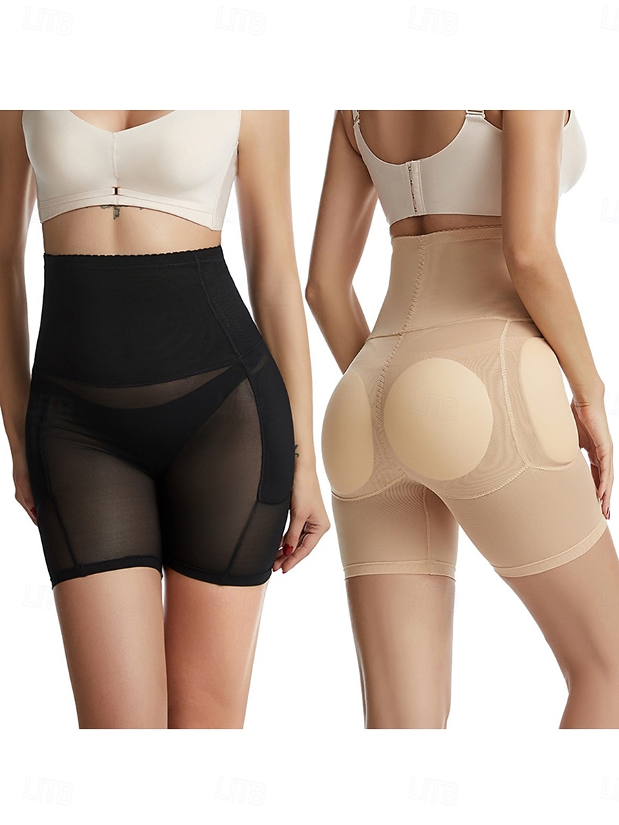 Női Alakformáló ruha Alakformáló ruha Rövid Magas derék Sima Elasztikus derékpánt Mekano Kényelmes Nyúlós Jóga Bőrszínű Fekete Nyár Tavasz Karcsúsított 2025 - $13.99 –P7