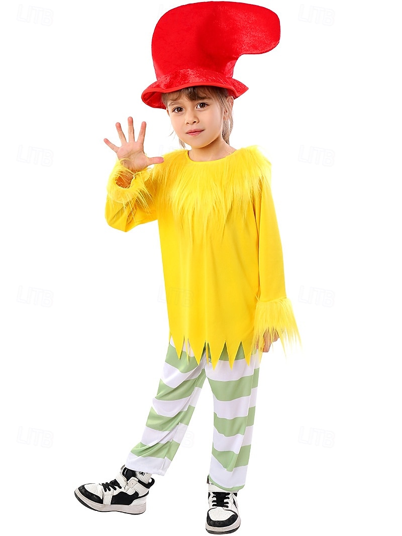 Zelená vejce a šunka Sam Já Jsem Kostým Postavy z pohádek cosplay Filmové kostýmy for Chlapecké Dívčí Děti předvečer Všech svatých Karneval Světový den knihy Výkon Vzdělávací převlékání Školní akce 2025 - $36.99 –P5