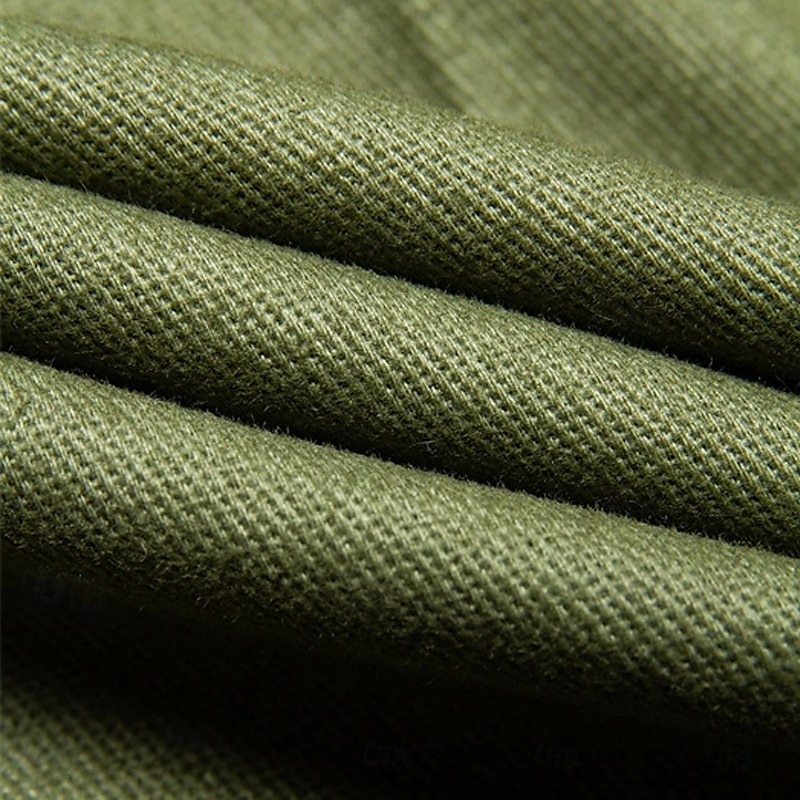 Per uomo Pantaloncini cargo Shorts Pantaloncini Estivi Multi-tasche Tasca con Patta Semplice Comodità Indossabile Lunghezza al ginocchio All'aperto Sport Quotidiano Moda Casual Verde Cachi del 2025 a $22.99 –P14