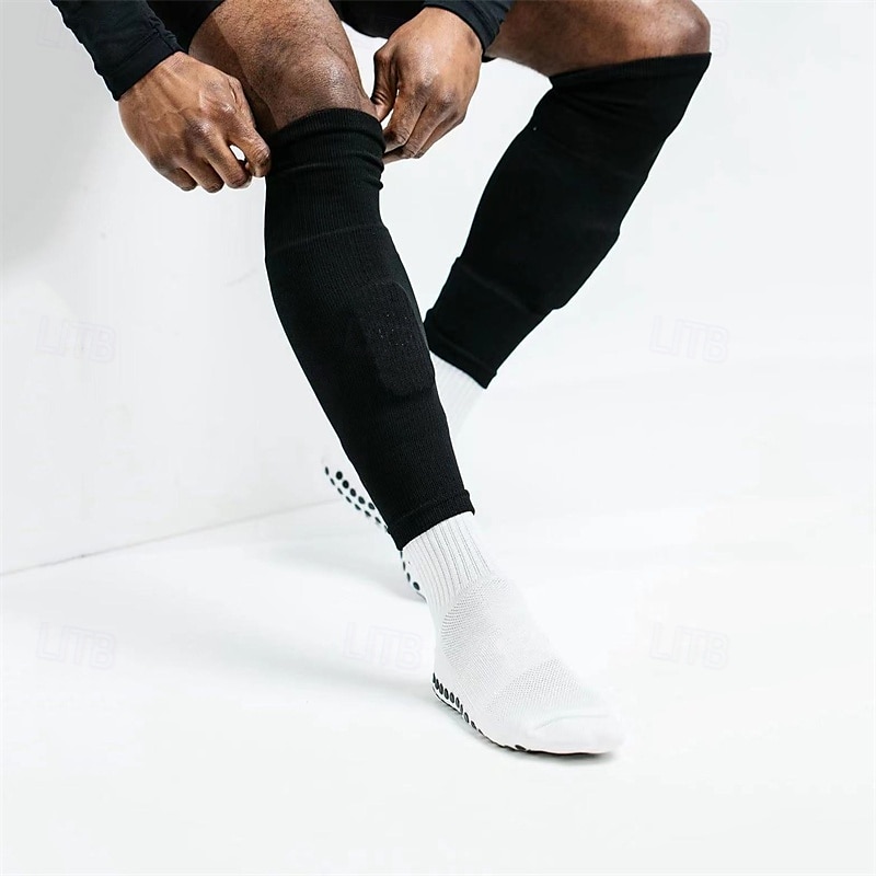 Per uomo 1 Paio Scaldamuscoli Nero Bianco Colore Semplice Vacanza Sport & Outdoor Quotidiano Base Medio Primavera Autunno Moda Casual del 2026 a $5.49 –P8