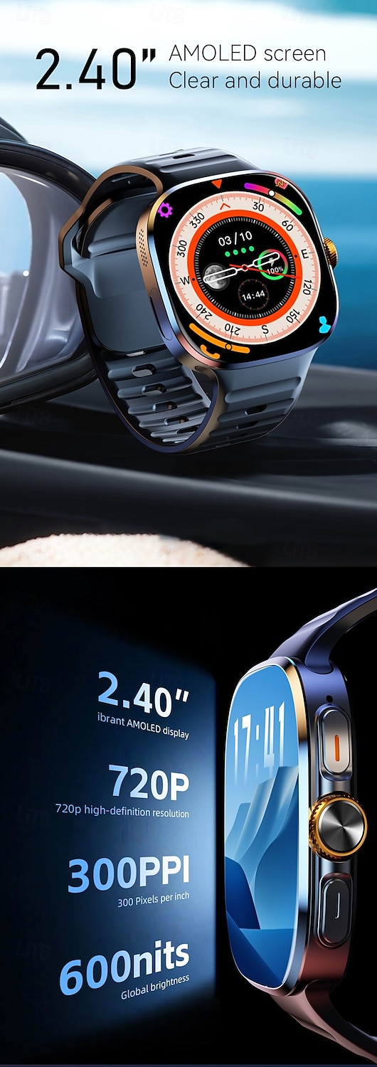 IMOSI Android Smart Watch Men GPS 3GB RAM/32G ROM Storage HD Dual Camera NFC 2G 4G SIM Card WIFI Wireless Fast Internet Access 2025 - $139.99 –P3
