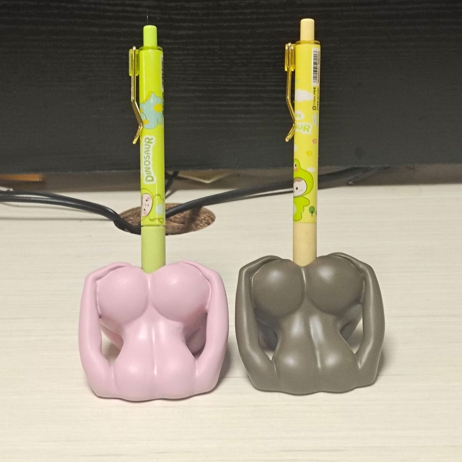 decoração de sala de estar de mesa pequeno presente sexy bunda brincadeira porta caneta porta caneta anal presente divertido de 2026 por $16.99 –P6