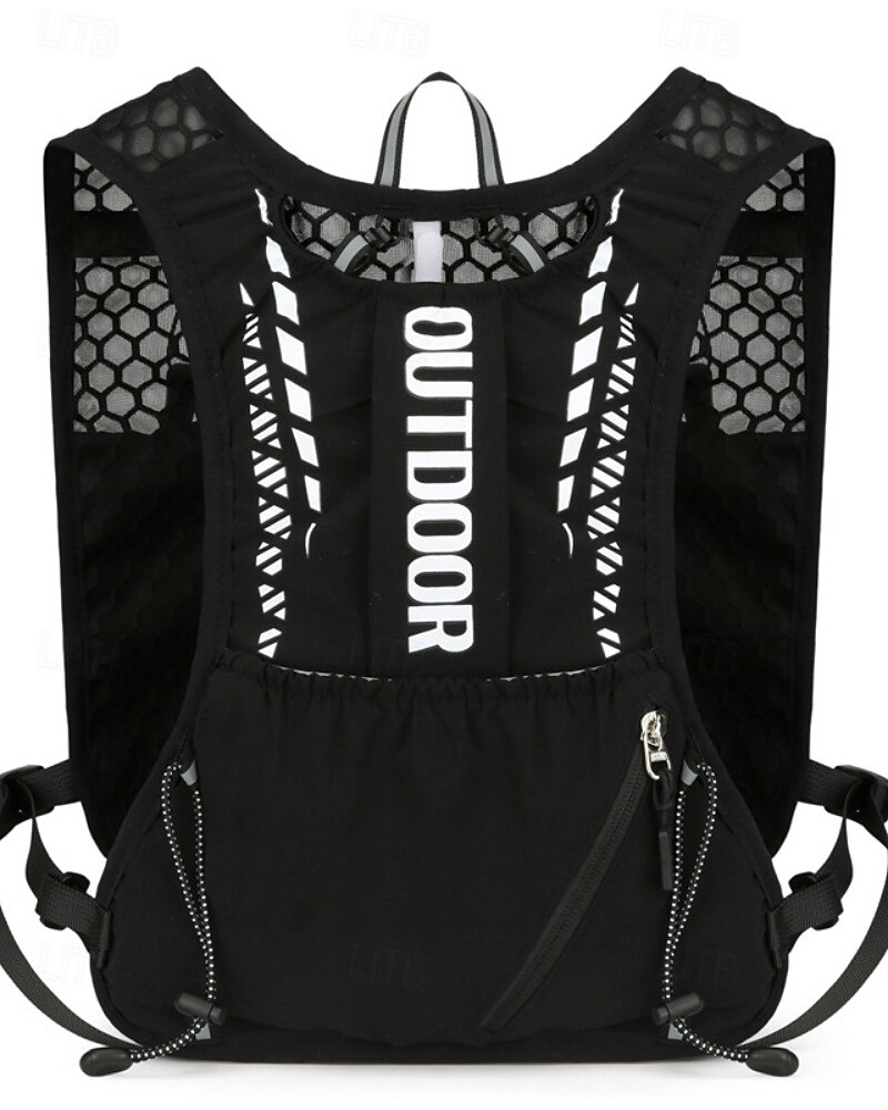 Hardloopvest Waterpakket Hydratatievest Armverwarmers waterdicht Sneldrogend Lichtgewicht Polyester voor marathonloop Wandelen Joggen 2025 - $20.99 –P16