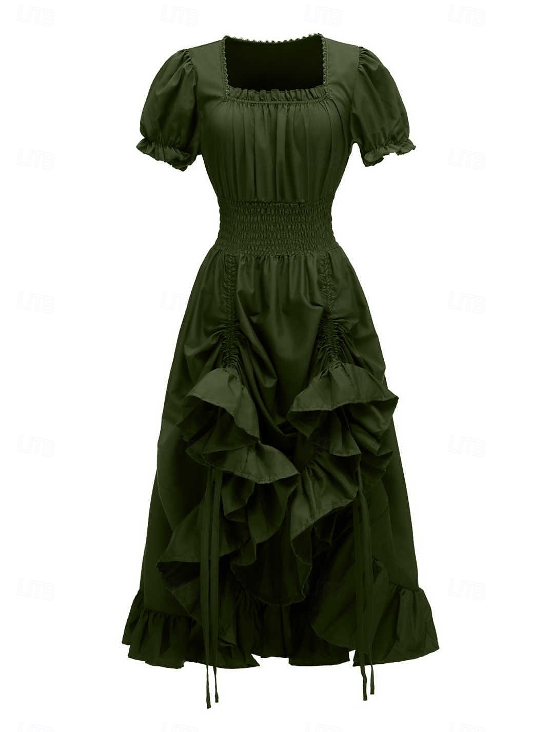 Retro Středověké Renesanční Košile Keltské šaty Šaty inspirované Regency Ren Faire Viking Elfí Dámské Keltské Pirát Fantazie předvečer Všech svatých Karneval Plesová maškaráda LARP Dospělí Šaty 2025 - $34.99 –P11