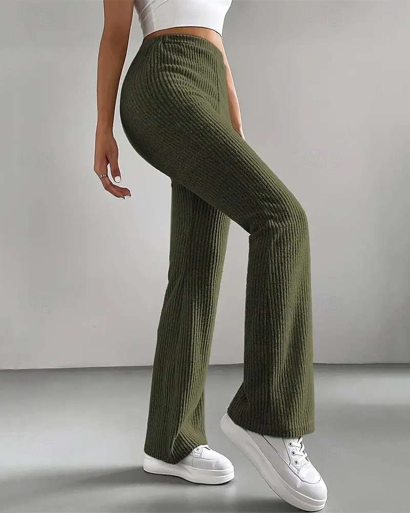 Pentru femei Pantaloni Jambiere Colanți confortabili Casual A face exerciții fizice Lungime totală Talie Înaltă Simplu Talie elastică Respirabilitate Respirabil Strech Vacanță Stradă Purtare Zilnică 2025 - $13.99 –P12