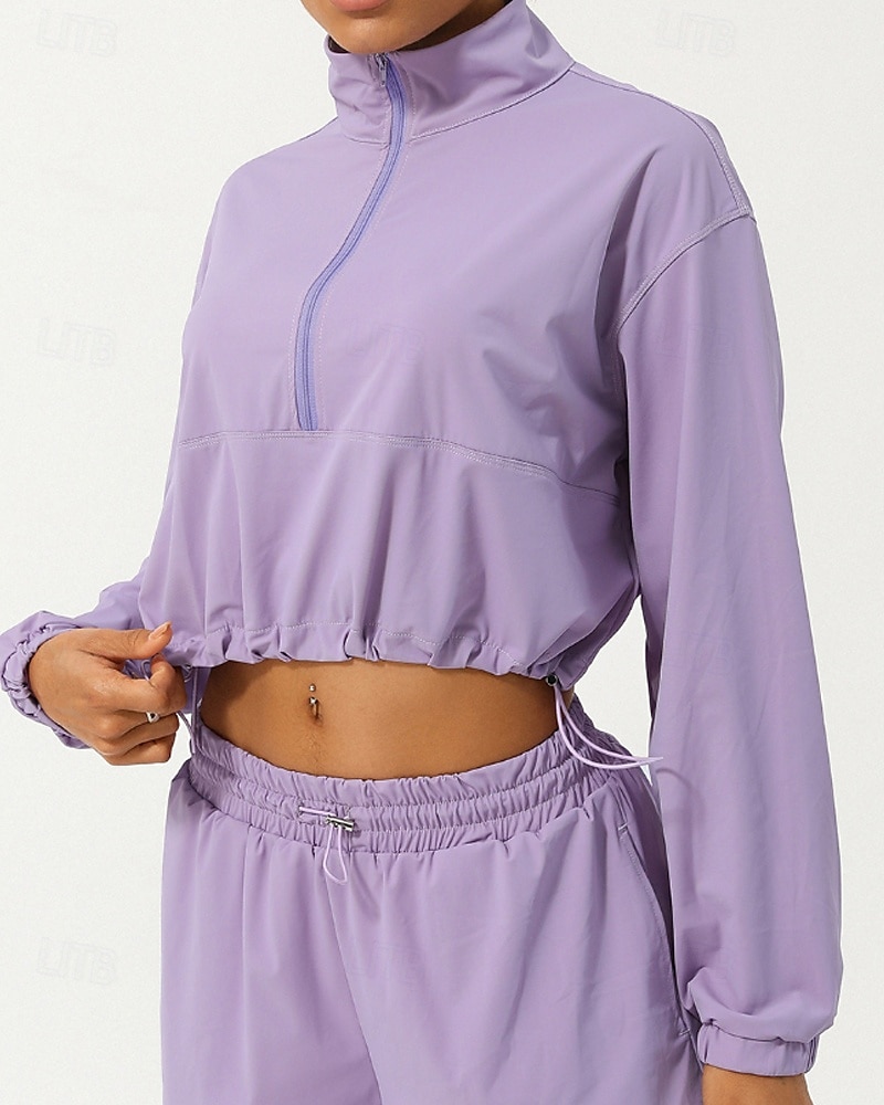Mulheres Moletom com capuz Jaqueta de Trilha Jaqueta esportiva Ao ar livre Proteção Solar Respirável Secagem Rápida Roupas de caminhada Roupas de caminhada Outono Jaqueta Tênis Golfe Corrida Côr de 2025 por $28.99 –P8
