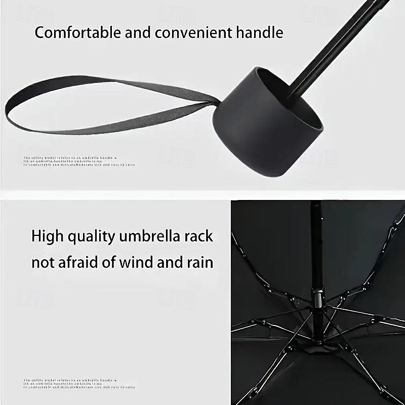 Compact Travel Umbrella, Windproof 5-Layer Frame, Quick-Dry Lightweight Folding Umbrella with Gift Box, Portable All-Weather Protection, Fits Bag and Purse 2025 - $18.99 –P10