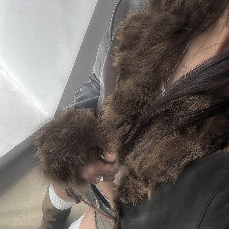 Women's Casual Jacket Warm Comfortable Buttons Fur Collar Fashion Plain Holiday Going out Weekend Single Breasted Regular Turndown Regular Fit Long Sleeve Outerwear Black Fall Winter 2025 - $32.99 –P2