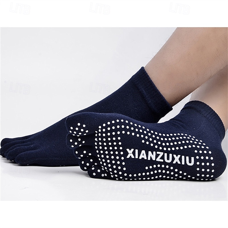 Men Floor Socks Non-slip Dispensing anti-odorant anti-friction Sweat-absorbent For Pilates Dance Fitness 2025 - $5.49 –P6